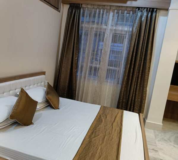 Alpine retreat is located in the first floor